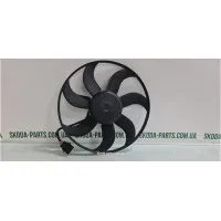 Вентилятор радіатора системи охолодження двигуна 1.2tsi Skoda Fabia New 6R0959455C VAG (6R0959455C)