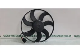 Вентилятор радіатора системи охолодження двигуна 1.2tsi Skoda Fabia New 6R0959455C VAG (6R0959455C)