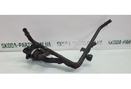 Водяна помпа насос з трубками Skoda Fabia II New 1.2TDI 6R0965561AF VAG (6R0965561AF)