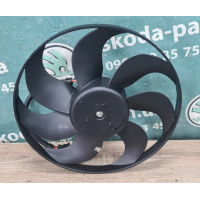 Електровентилятор охолодження в зборі (двигун + крильчатка) Volkswagen Golf 4 VIKA (6X0959455F)