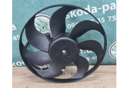 Електровентилятор охолодження в зборі (двигун + крильчатка) Volkswagen Golf 4 VIKA (6X0959455F)