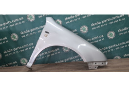 Крило переднє праве сіре 9102  Skoda Fabia 6Y0821112E вживане VAG (6Y0821112E)