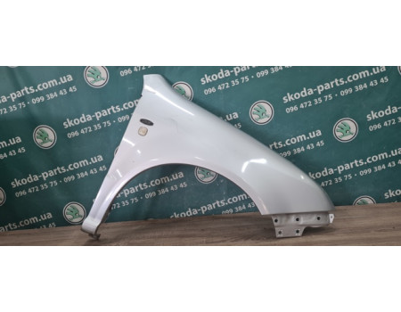 Крило переднє праве сіре 9102  Skoda Fabia 6Y0821112E вживане VAG (6Y0821112E)