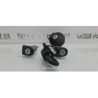 Личинка замка дверей ліва права запалення бак комплект Skoda Octavia Tour VAG (6Y0837167CN)