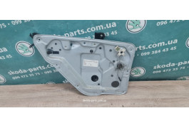 Склопідіймач задній лівий механічний Skoda Fabia mk1 VAG (6Y0839751B)