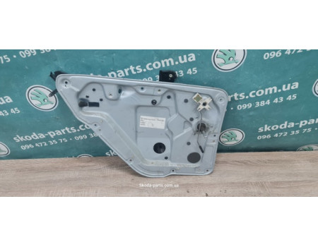 Склопідіймач задній лівий механічний Skoda Fabia mk1 VAG (6Y0839751B)