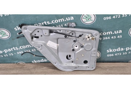 Склопідіймач задній лівий електричний Skoda Fabia 2000-2007р VAG (6Y0839751D)