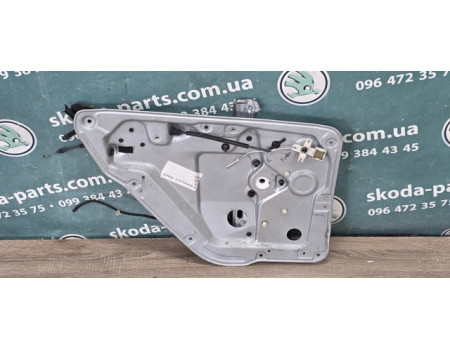 Склопідіймач задній лівий електричний Skoda Fabia 2000-2007р VAG (6Y0839751D)