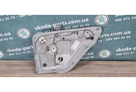 Склопідіймач задній правий електричний Skoda Fabia 2000-2007р VAG (6Y0839752E)