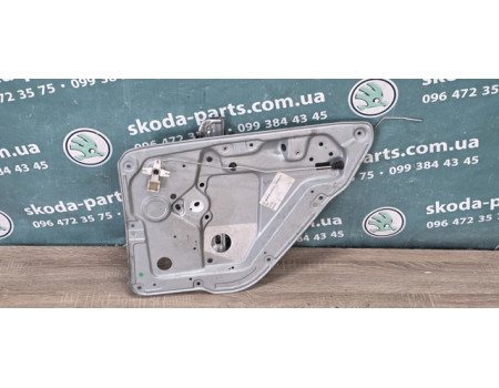 Склопідіймач задній правий електричний Skoda Fabia 2000-2007р VAG (6Y0839752E)