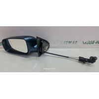 Дзеркало ліве механічне Skoda Fabia 6Y1857501BG VAG (6Y1857501BG)