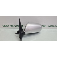 Дзеркало зовнішнє заднього виду сірий колір електричне ліве Skoda Fabia 2004-2007р вживане 6Y1857501BR VAG (6Y1857501BR)