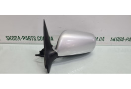 Дзеркало зовнішнє заднього виду сірий колір електричне ліве Skoda Fabia 2004-2007р вживане 6Y1857501BR VAG (6Y1857501BR)
