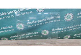 Скло дверей заднє ліве хетчбек Skoda Fabia 6Y6845205 VAG (6Y6845205)