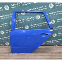 Двері задні ліві Skoda Fabia універсал 2000-2007 колір синій VAG (6Y9833051AD)