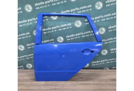 Двері задні ліві Skoda Fabia універсал 2000-2007 колір синій VAG (6Y9833051AD)