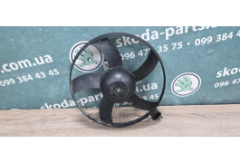 Вентилятор охолодження радіатора Skoda Fabia бензин без кондиціонера VAG (866939A)