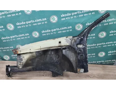 Панель бризковика лонжерон моторного відсіку, ліва Volkswagen Bora 8L0809101D вживана VAG (8L0809101D)