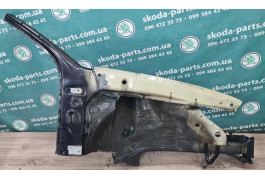 Панель бризковика лонжерон моторного відсіку, права Volkswagen Bora 8L0809102C вживана VAG (8L0809102C)